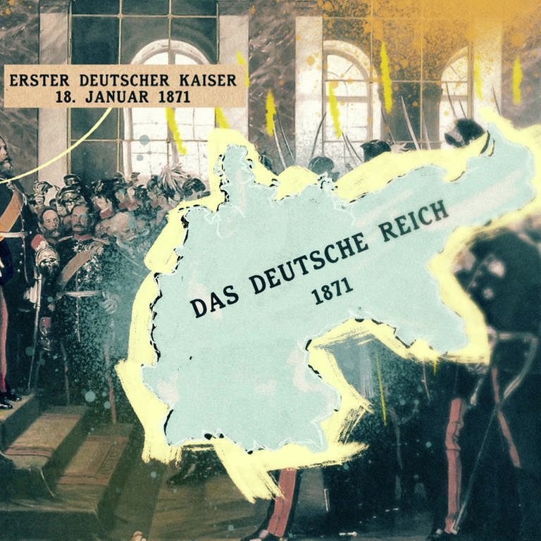 Screenshot aus dem Film "Die deutsche Reichgründung 1871"