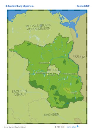 Lösungen: Karte Brandenburg (Foto: )