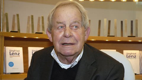Siegfried Lenz 2008 bei der Buchmesse.