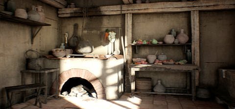 römische Küche (Foto: SWR - Screenshot aus der Sendung)