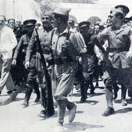 Der spanische Diktator Francisco Franco