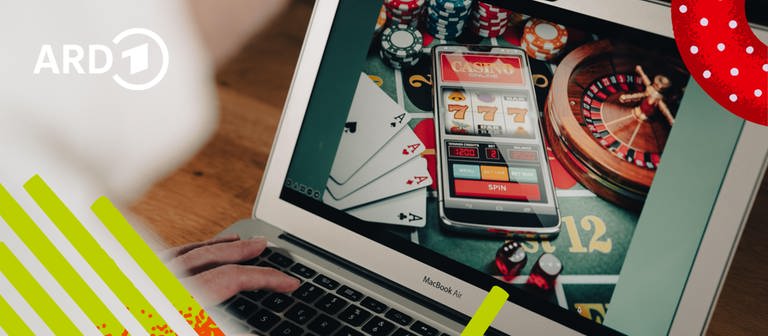 Symbolfoto Online Glueckspiel, virtuelle Spielautomaten, Gambling.
