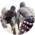 Wrestling in Gambia