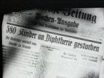 Diphterie-Schlagzeile