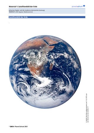 Infoblatt 1: Die Erde