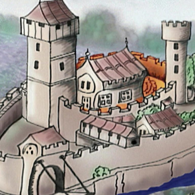 Was macht eine Burg zur Burg? · Frage trifft Antwort (Foto: SWR)