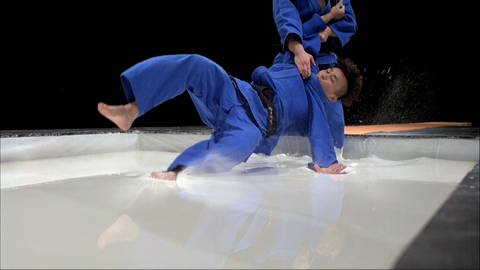 Die Schlagkraft von Judokämpfern