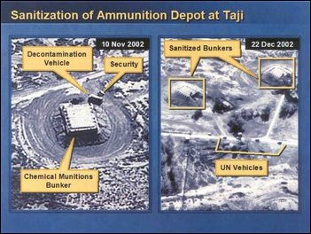 Satellitenaufnahmen  der Munitionsfabrik Taji