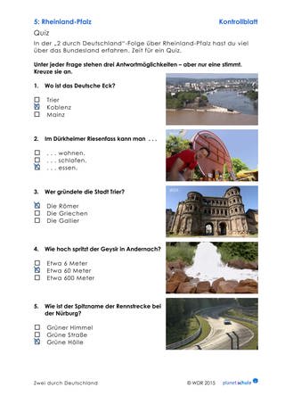 Lösungen 5: Rheinland-Pfalz-Quiz (Foto: )