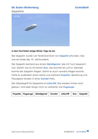 Lösungen: Zeppeline (Foto: )