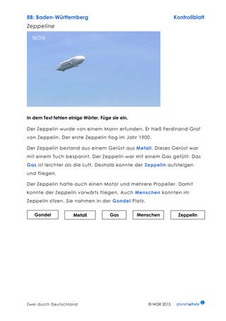 Lösungen 8B: Zeppeline (Foto: )
