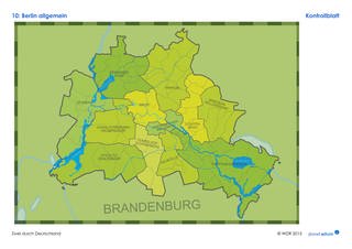 Lösungen: Kartenarbeit Berlin (Foto: )