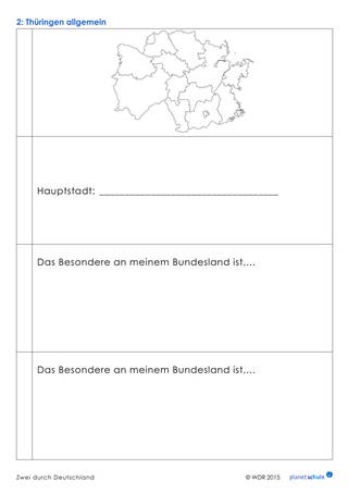Arbeitsblatt: Fragebogen Thüringen (Foto: )