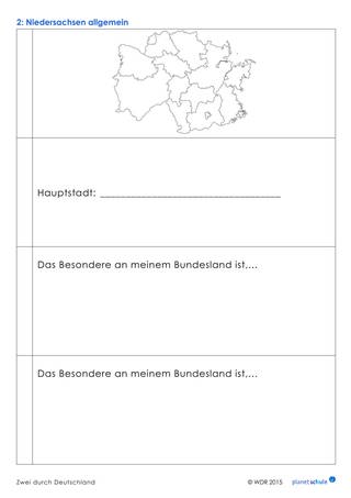 Arbeitsblatt: Fragebogen Niedersachsen (Foto: )