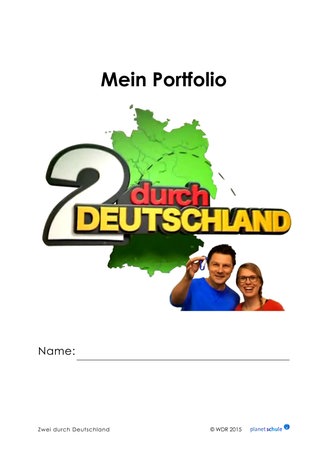 Materialblatt: Portfolio Deckblatt