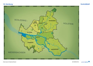 Lösungen: Kartenarbeit Hamburg