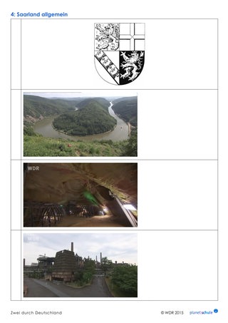 Arbeitsblatt: Fotorätsel Saarland