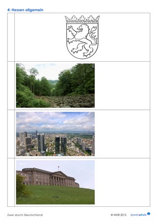 Arbeitsblatt: Fotorätsel Hessen