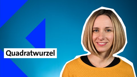 Presenterin der Folge zur Quadratwurzel im kolleg24 Mathematik