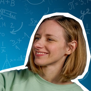 Presenterin der Folge zu binomischen Formeln im kolleg24 Mathematik