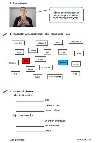 Screenshot des Arbeitsblatts