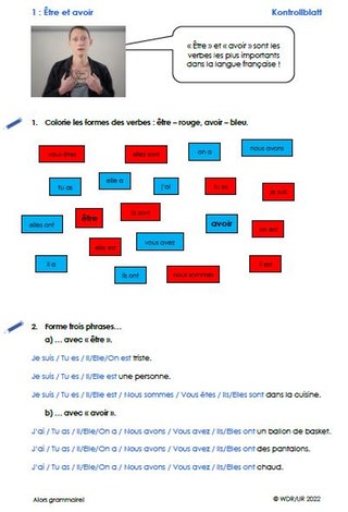 Screenshot des Kontrollblatts