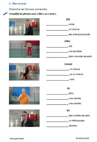 Screenshot des Arbeitsblatts