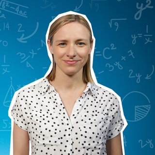 Presenterin der Folge zu linearen Funktionen im kolleg24 Mathematik