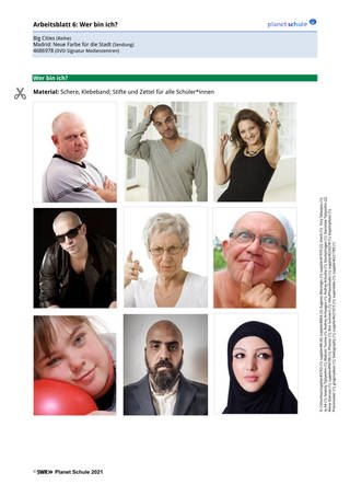 Arbeitsblatt 6: Aussehen: Meinungen und Vorurteile (Foto: )