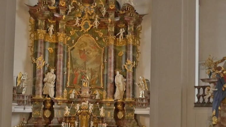 Bild einer Barock Kirche von innen (Foto: SWR – Screenshot aus der Sendung)