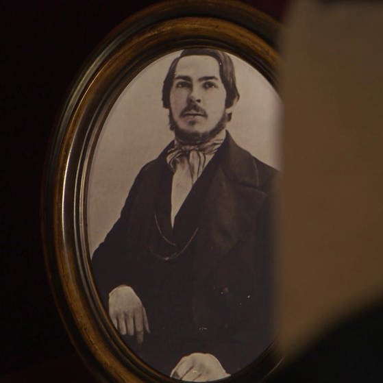 Foto eines Porträts Friedrich Engels (Foto: SWR - Screenshot aus der Sendung)