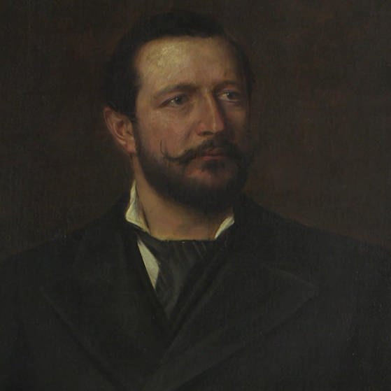 altes Gemälde mit Porträt von Lederbaron Heyl (Foto: SWR - Screenshot aus der Sendung)