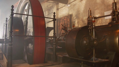 Detail Dampfmaschine