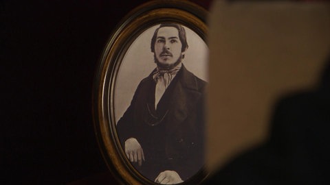 Foto eines Porträts Friedrich Engels