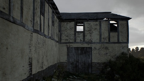 Lehmziegel-Mauer (Foto: SWR - Screenshot aus 3DHeuneburg)