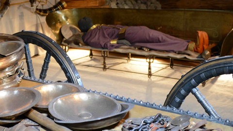 Rekonstruierte Fürstengrab von Hochdorf