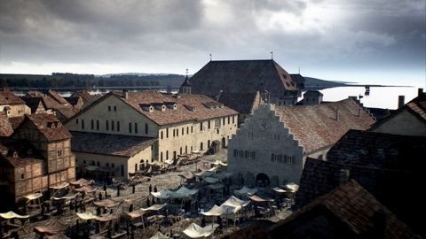3D-Rekonstruktion: Konstanz während des Konzils.