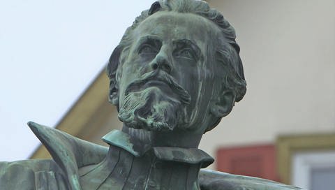 Johannes Kepler Statue (Foto: SWR - Screenshot aus der Sendung)