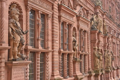 Der Ottheinrichsbau im Heidelberger Schloss (Foto: Peter Prestel)