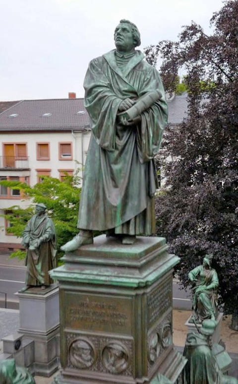Statue von Martin Luther (Foto: SWR - Screenshot aus der Sendung)
