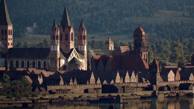 Animation des Mainz der Renaissance. (Foto: SWR – Screenshot aus der Sendung)