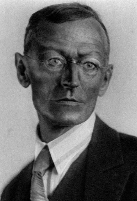 Der Schriftsteller Hermann Hesse