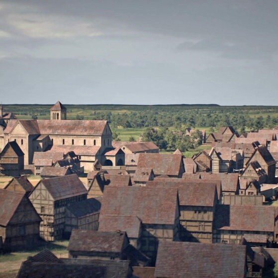 Frankenthal um 1560, Computerrekonstruktion