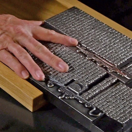 Buchdruck mit beweglichen Lettern