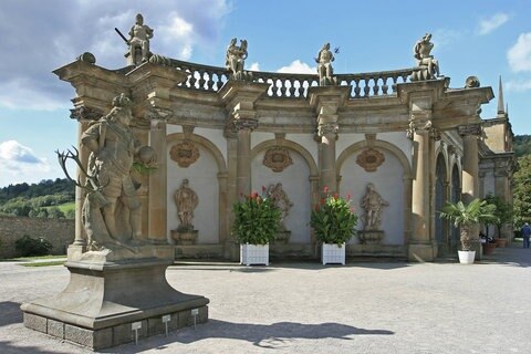 Schloss Weikersheim, Stammsitz der Herren von Hohenlohe
