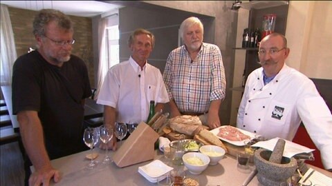 Horst Lichter mit den Experten (Lichter, Schareika, Schollian, Rösch - v. rechts)