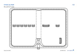 Materialblatt 5: Vorlage "pencil case" (Foto: )