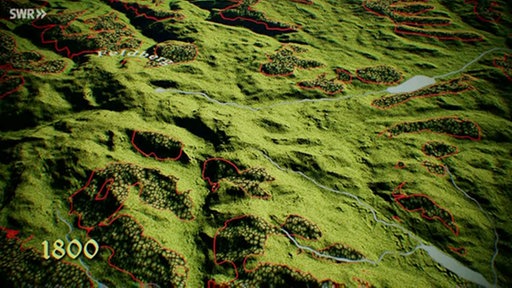 Animation: Landschaft um 1800