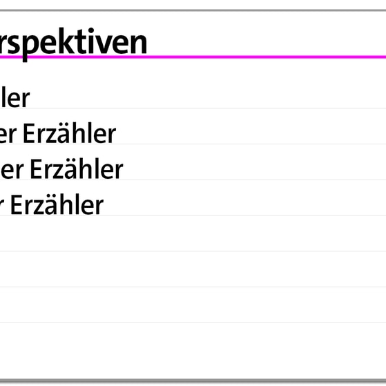Karteikarte Erzählperspektiven als Erzähltechnik | kolleg24 Deutsch