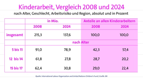 Infografik zur Kinderarbeit, Übungsaufgabe zur Problemstellung | kolleg24 Deutsch